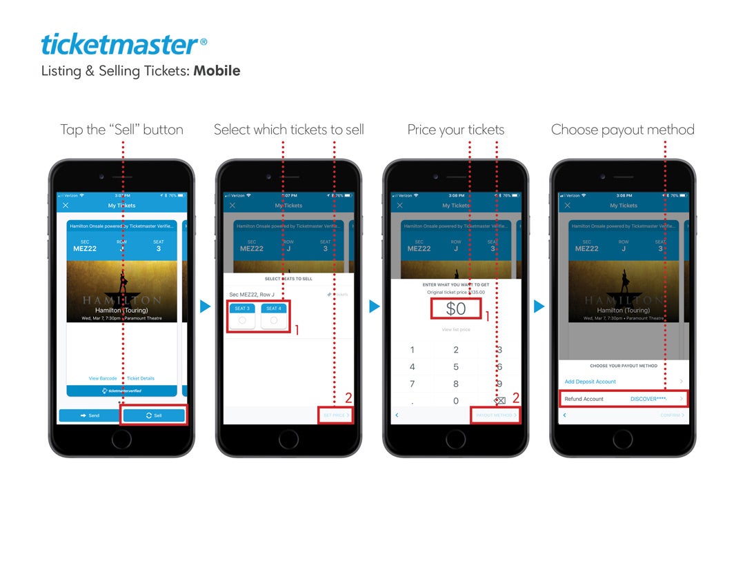 What Is The Sell Option On Ticketmaster