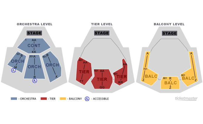 Bjcc Seating Chart With Row Numbers