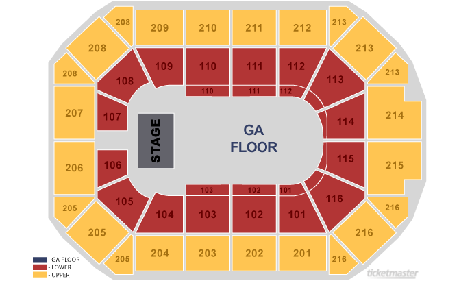 Allstate Arena Detailed Seating Chart