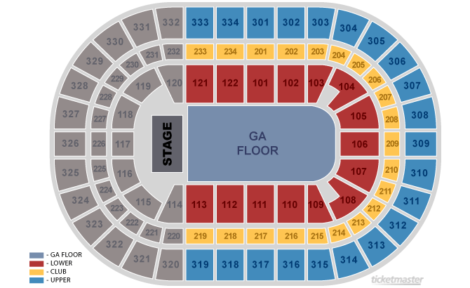 United Center Chicago Concert Seating Chart