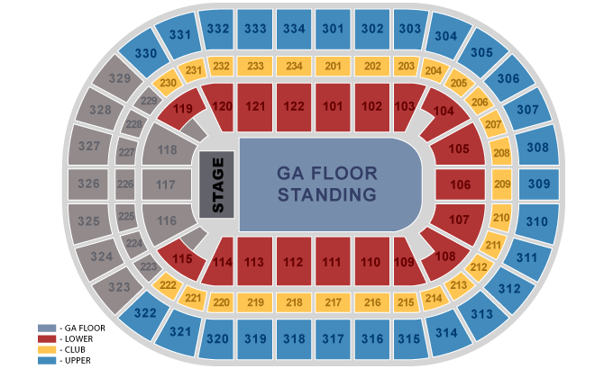 Seating Chart. Official Ticketmaster site