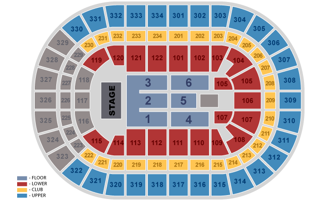 Seating Chart. Official Ticketmaster site