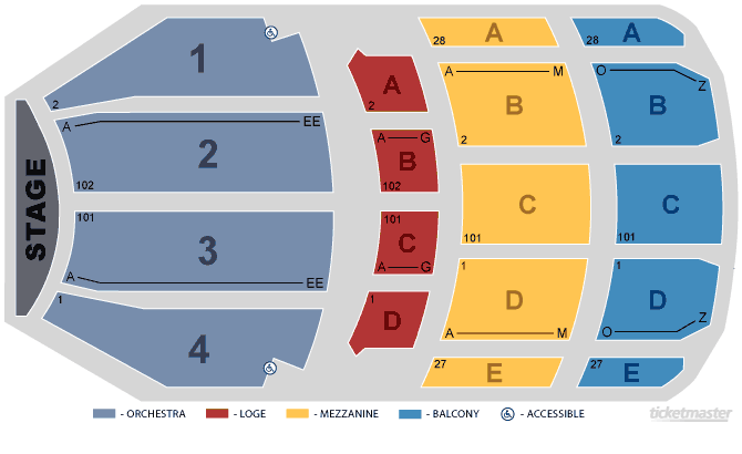 Ticketmaster Seating Chart