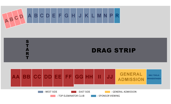 Lucas Oil Raceway Indianapolis Seating Chart