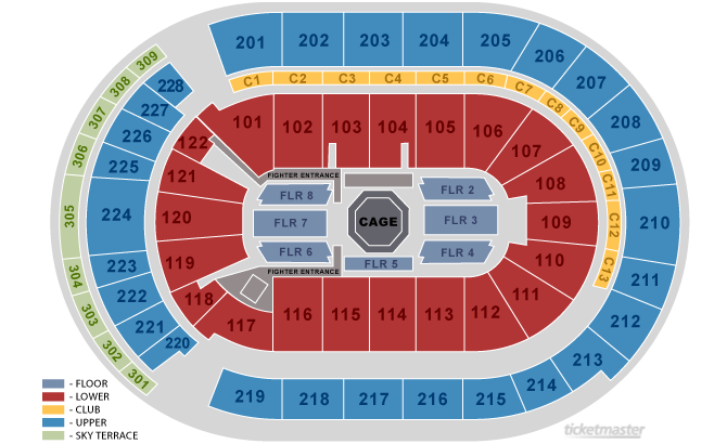 Seating Chart. Official Ticketmaster site