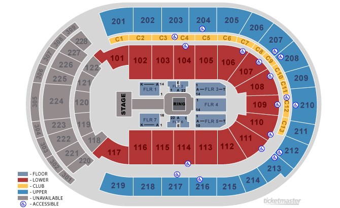 Seating Chart. Official Ticketmaster site