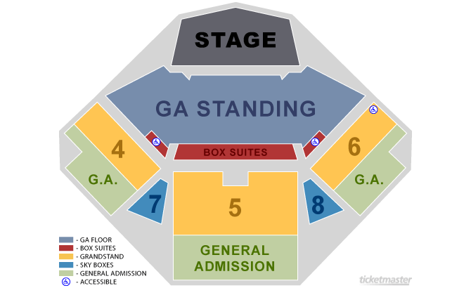 Seating Chart. Official Ticketmaster site