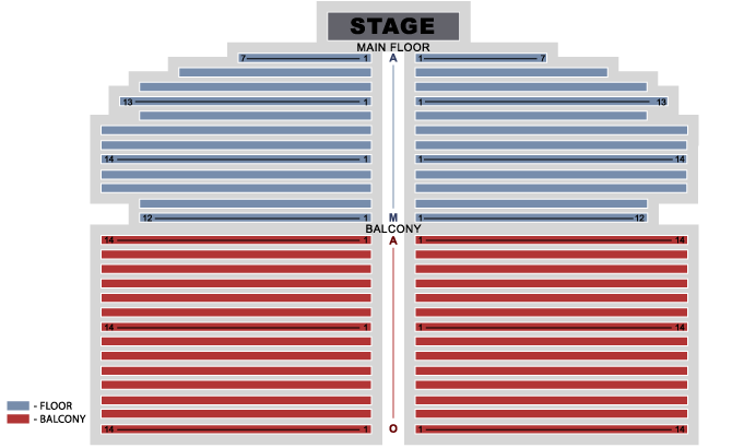 Orpheum Theater Sioux Falls Seating Chart