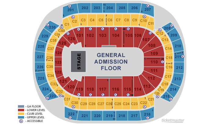 Rexall Seating Chart With Rows