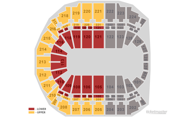 Seating Chart. Official Ticketmaster site