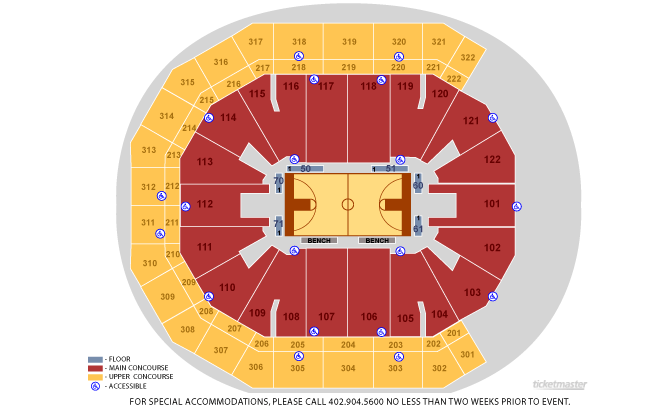 Seating Chart. Official Ticketmaster site