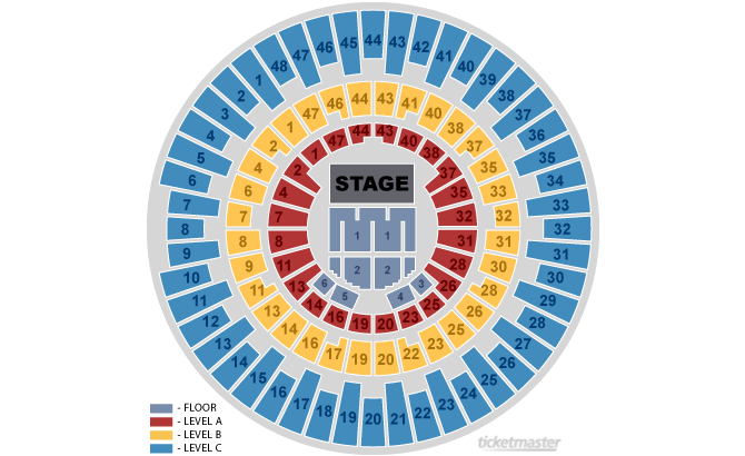 Seating Chart. Official Ticketmaster site