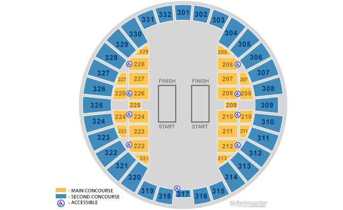 Seating Chart. Official Ticketmaster site