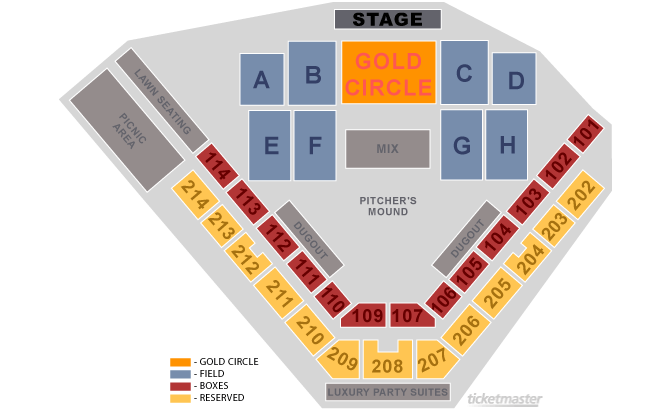 Seating Chart. Official Ticketmaster site