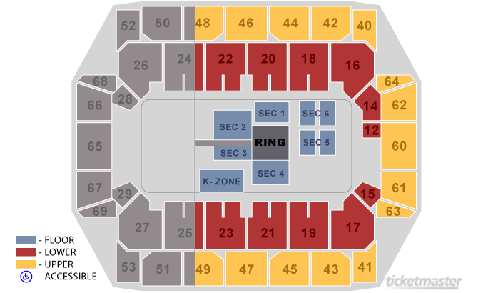 Seating Chart. Official Ticketmaster site