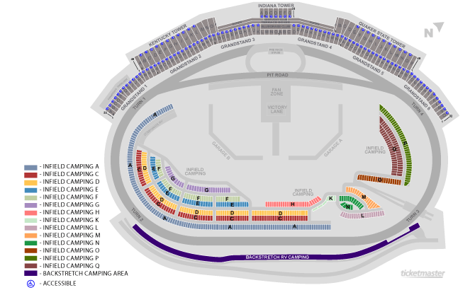 Ky Speedway Seating Chart