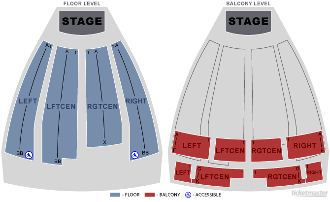 Seating Chart. Official Ticketmaster Site