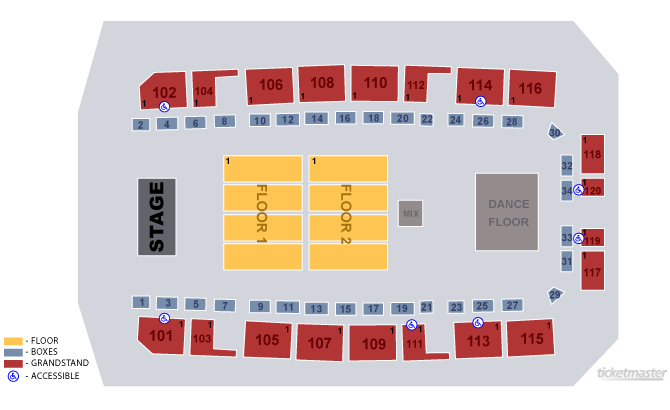 Seating Chart Official Ticketmaster Site