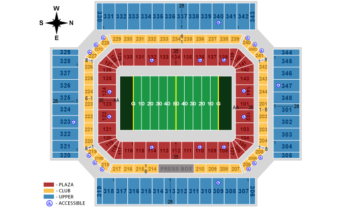 Seating Chart. Official Ticketmaster site