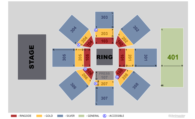 Winstar World Casino Seating Chart