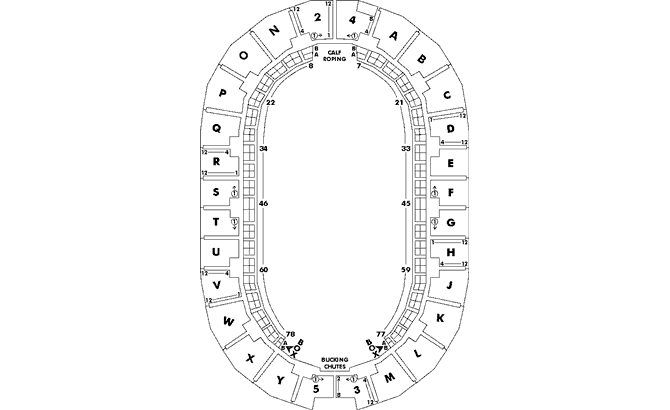 Stock Show Rodeo Seating Chart
