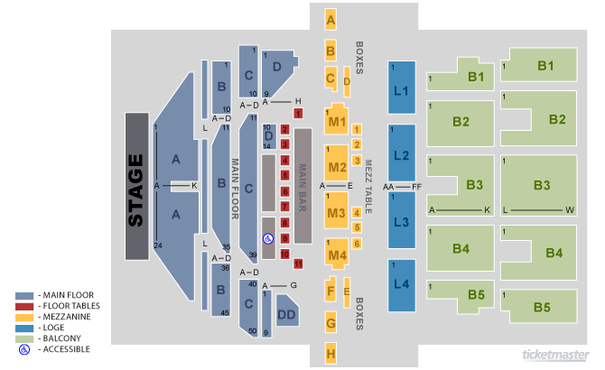 Fillmore Philly Seating Chart