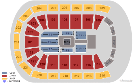 Huntington Center Seating Chart Wwe | Cabinets Matttroy