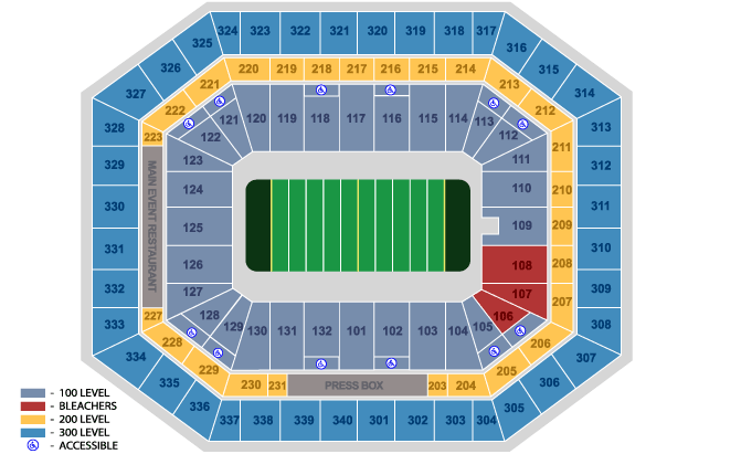 Seating Chart. Official Ticketmaster site