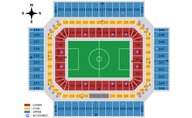 Seating Chart. Official Ticketmaster site