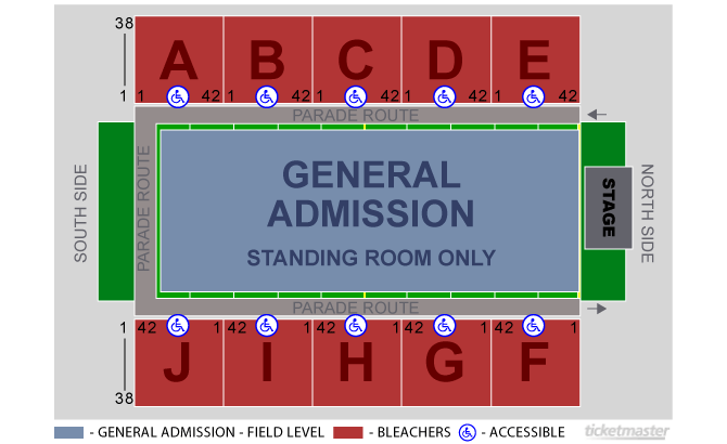 Mcallen Veterans Memorial Stadium Seating Chart