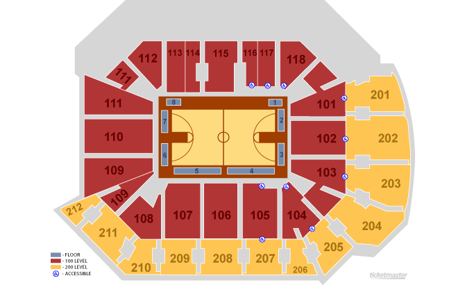 Seating Chart. Official Ticketmaster site