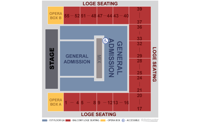 House Of Blues Houston Seating Chart