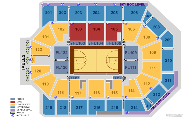 Seating Chart. Official Ticketmaster site