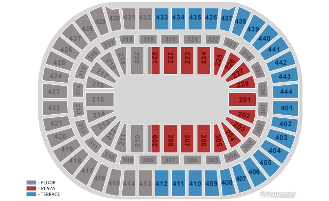 Seating Chart. Official Ticketmaster site