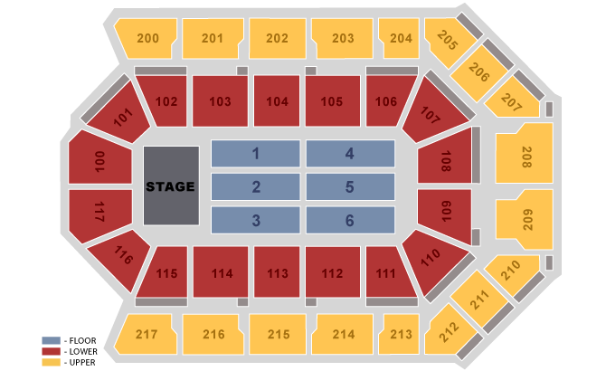 Rabobank Theater Seating Chart