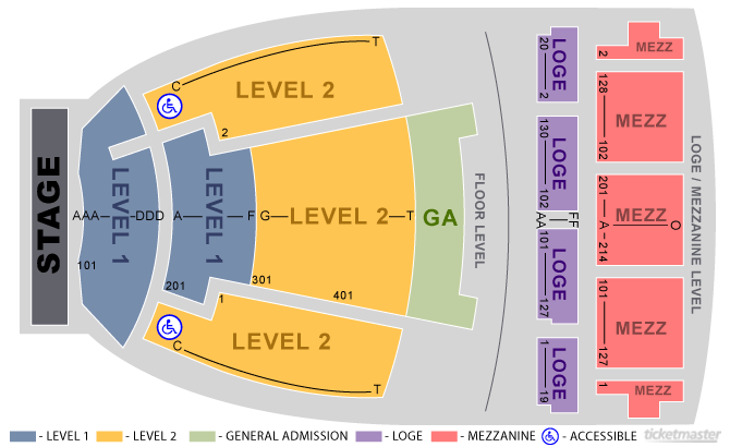 The Wiltern Interactive Seating Chart