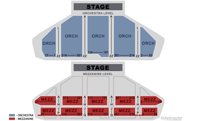 Pantages Seating Chart With Seat Numbers