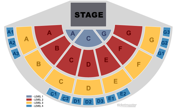 Sandia Amphitheater Seating Chart