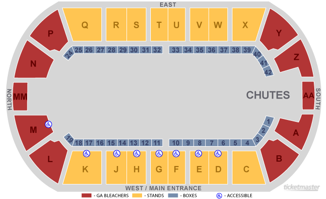 Seating Chart. Official Ticketmaster site