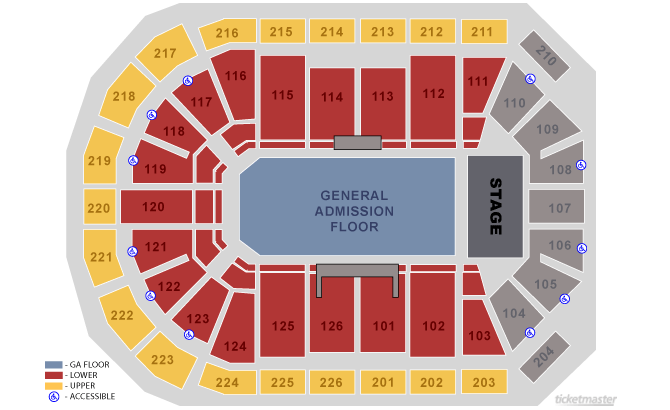 Seating Chart. Official Ticketmaster site