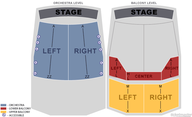 William Saroyan Theater Seating Chart