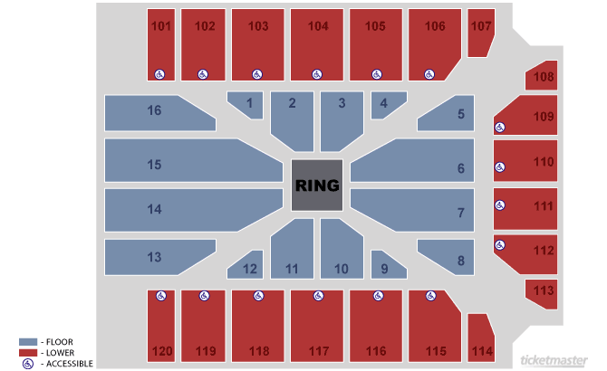 Seating Chart. Official Ticketmaster site