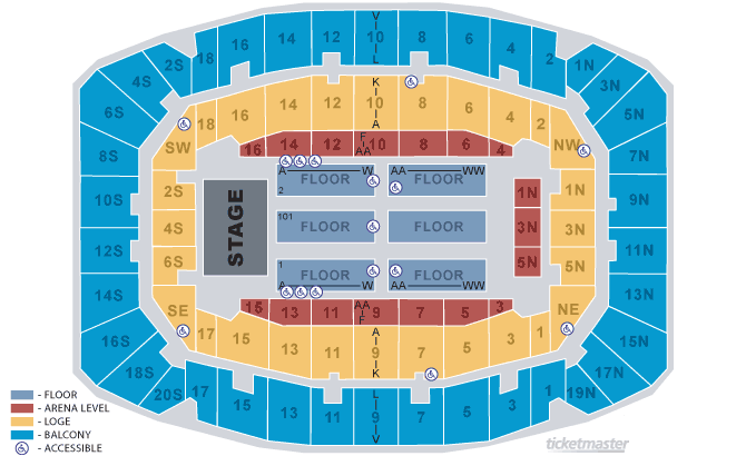 Seating Chart. Official Ticketmaster site