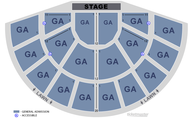 Greek Theater Berkeley Seating Chart With Seat Numbers