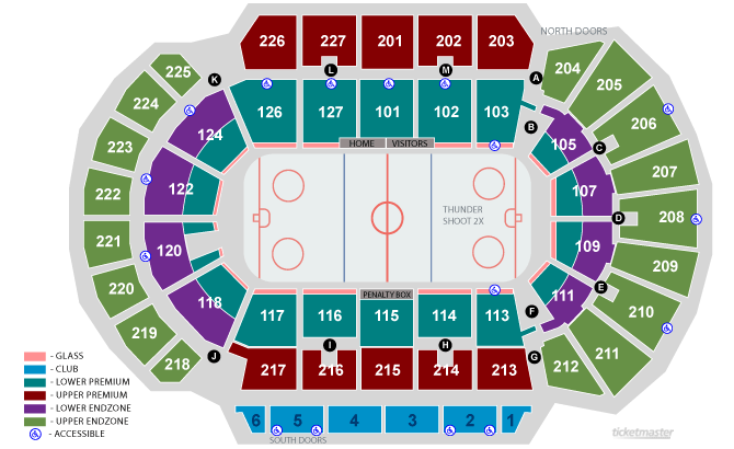 Stockton Heat Arena Seating Chart