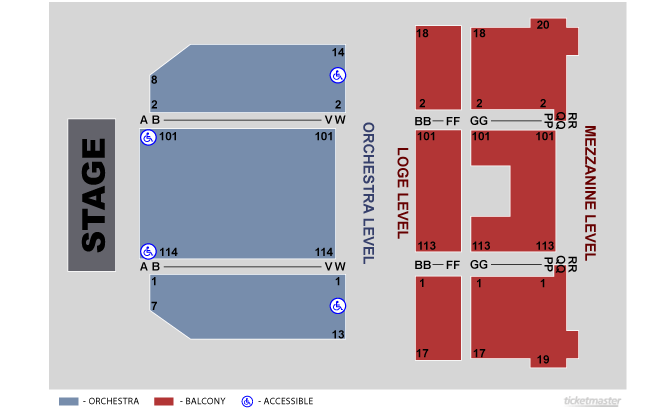 Golden State Theatre Seating Chart | Elcho Table