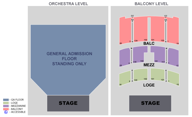 Seating Chart At Fox Theater Atlanta