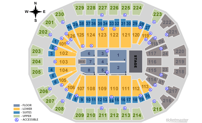 Save On Foods Memorial Centre Seating Charts Victoria