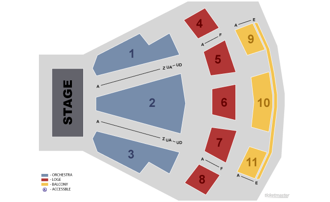 Seating Chart. Official Ticketmaster site