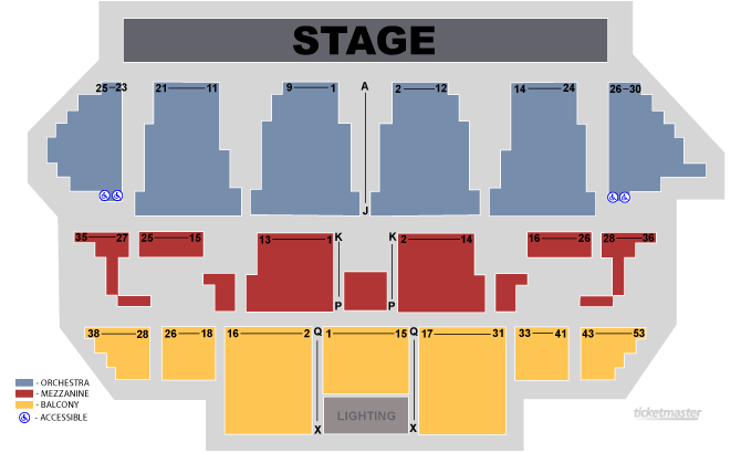 Seating Chart. Official Ticketmaster site